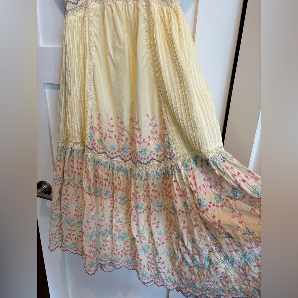 LoveShackfancy Magena crocheted broderie anglaise cotton midi dress - Picture 8 of 10